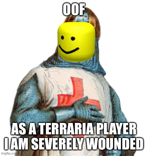 how dare you | OOF AS A TERRARIA PLAYER I AM SEVERELY WOUNDED | image tagged in how dare you | made w/ Imgflip meme maker
