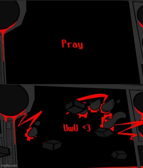 internecion cube pray uwu | image tagged in internecion cube pray uwu | made w/ Imgflip meme maker