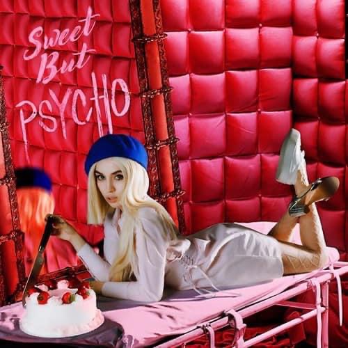 High Quality Ava Max Sweet but Psycho Blank Meme Template