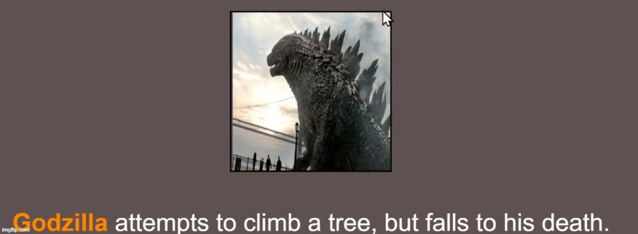 Tall tree | image tagged in hunger games,godzilla,tree,funny | made w/ Imgflip meme maker