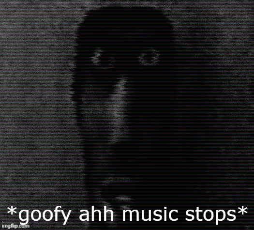 *goofy ahh music stops* | made w/ Imgflip meme maker