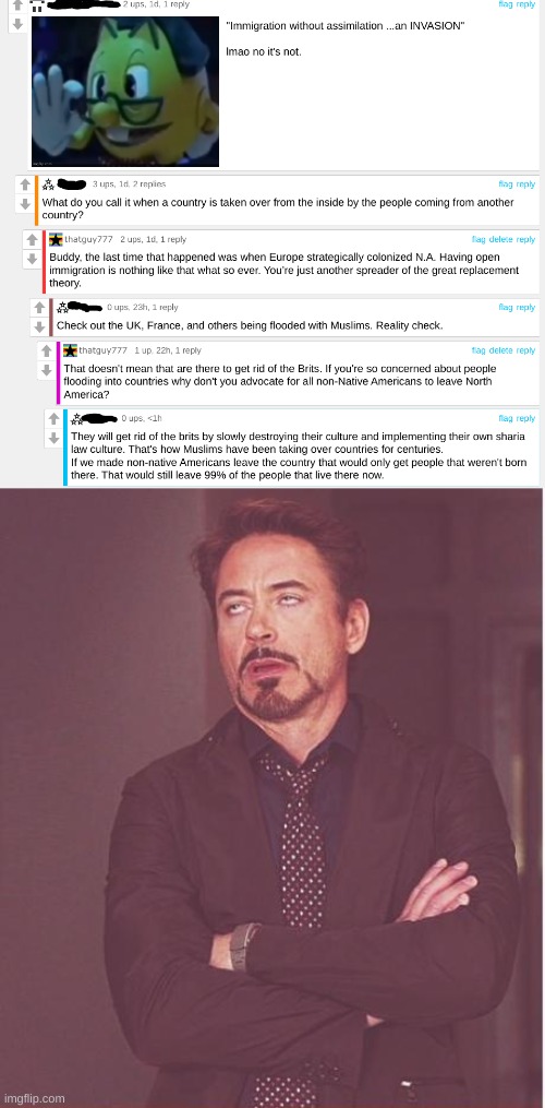 Rightist tries to not be racist challenge (Impossible!) | image tagged in memes,face you make robert downey jr,saying the quite part out loud,causal racism,why are you reading the tags,politics | made w/ Imgflip meme maker