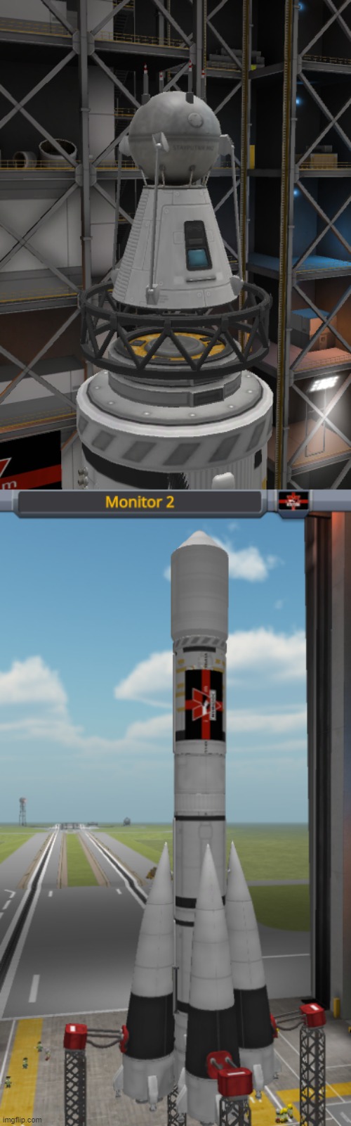 Monitor 2 will send Leika to orbit Imgflip,the first dog to orbit it. It isn't coming back btw | made w/ Imgflip meme maker