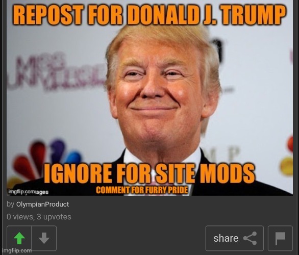 didn't ignore | image tagged in trump | made w/ Imgflip meme maker