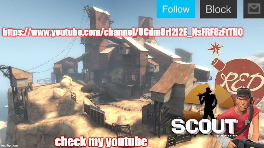 yes | https://www.youtube.com/channel/UCdm8rI2l2E_NsFRF8zFtTHQ; check my youtube | image tagged in scouts 4 announcement temp | made w/ Imgflip meme maker