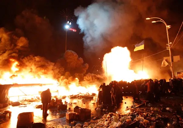 High Quality Maidan Square protests Blank Meme Template