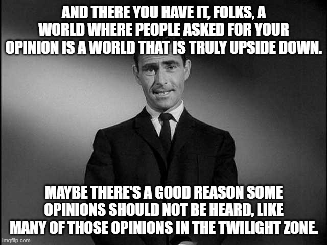 rod serling twilight zone - Imgflip