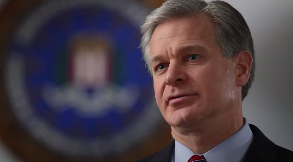 High Quality Christopher Wray Blank Meme Template