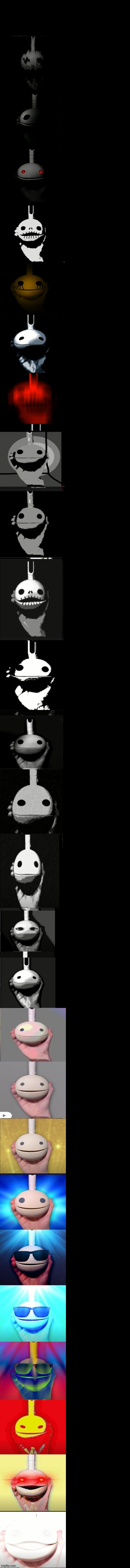 High Quality otamatone becoming uncanny to canny Blank Meme Template