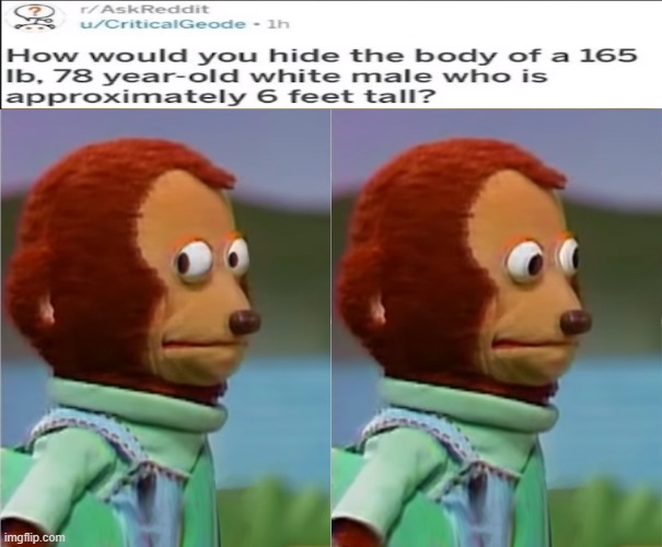 puppet Monkey looking away | image tagged in memes,funny,funny memes,monkey puppet,puppet monkey looking away,reddit | made w/ Imgflip meme maker