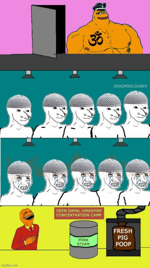 Avg Concentration camp in Hindu Rashtra, MightyMutant104 must seee | made w/ Imgflip meme maker
