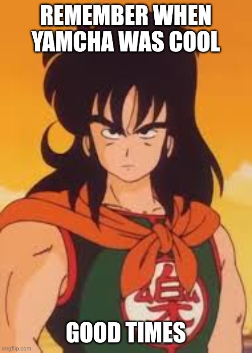 REMEMBER WHEN YAMCHA WAS COOL; GOOD TIMES | made w/ Imgflip meme maker