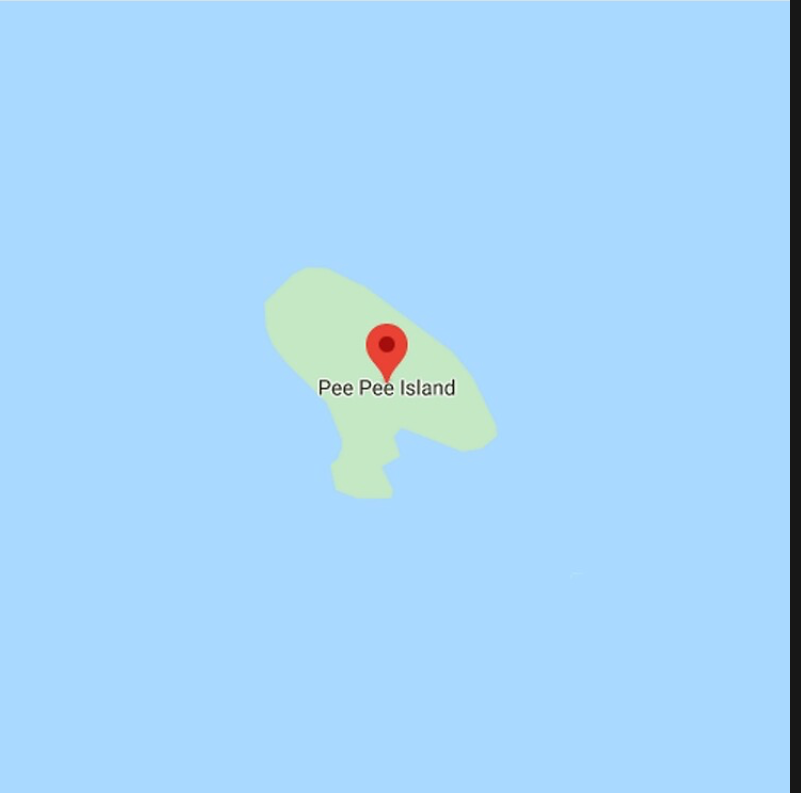 High Quality Pee pee island Blank Meme Template