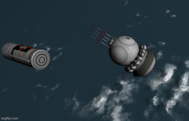 After a slightly skewed orbital insertion caused by malfunctioning gimbal, Monitor 3 has reached a different orbit than planned. | made w/ Imgflip meme maker