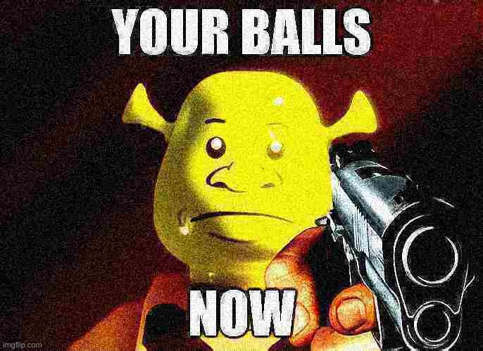shrek no- | image tagged in memes,funny,deep fried,shrek,cursed image,stop reading the tags | made w/ Imgflip meme maker