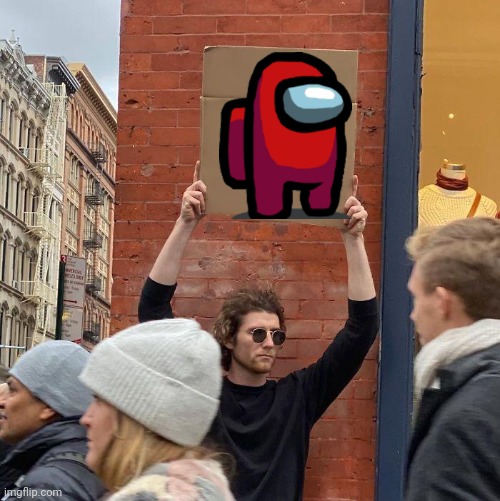 Bruh | image tagged in memes,guy holding cardboard sign | made w/ Imgflip meme maker