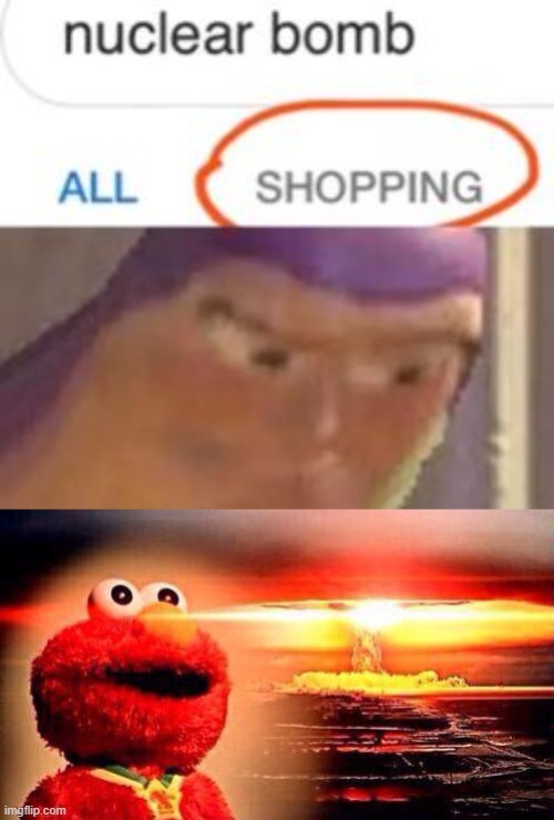 image tagged in elmo nuke bomb | made w/ Imgflip meme maker