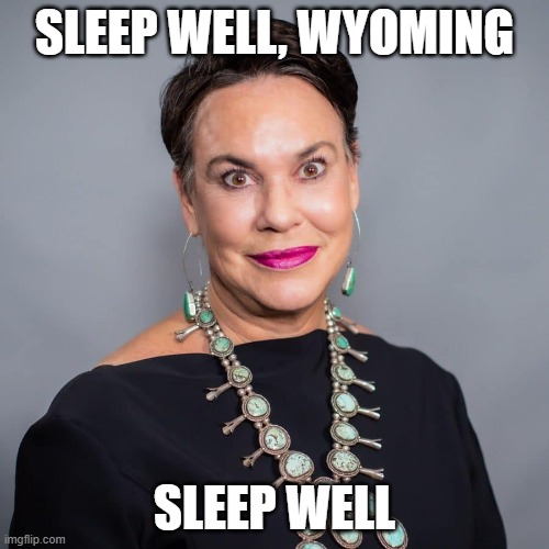 You are under my power! | SLEEP WELL, WYOMING; SLEEP WELL | image tagged in hageman | made w/ Imgflip meme maker