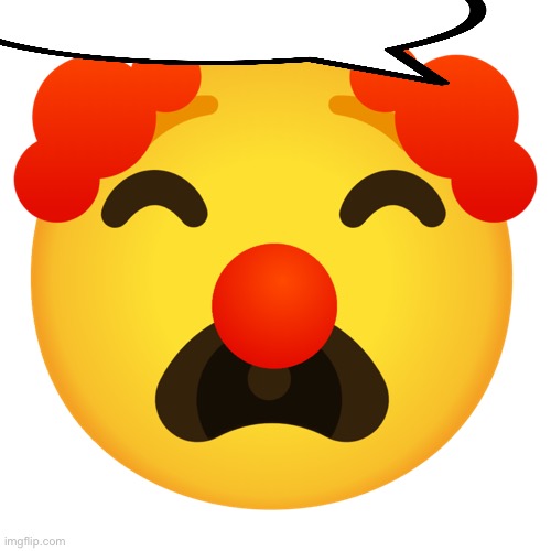 Crying clown emoji | image tagged in crying clown emoji | made w/ Imgflip meme maker