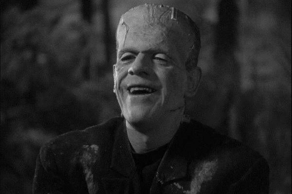 FRANKENSTEIN LAUGHING Blank Meme Template