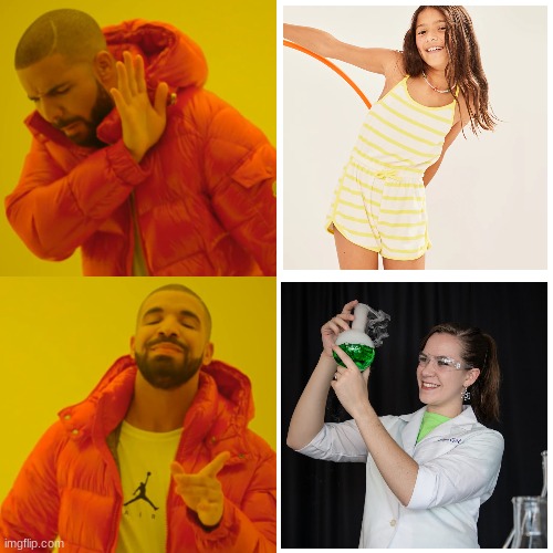 Science Dressing Right | image tagged in memes,drake hotline bling | made w/ Imgflip meme maker