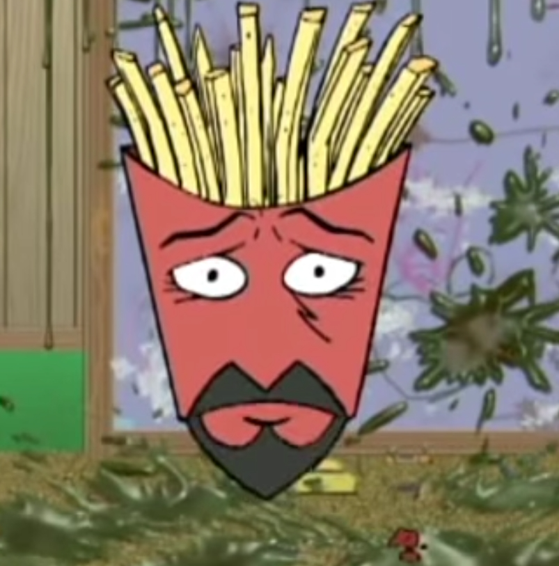 High Quality Frylock Oh God, What Have I Done ?! Blank Meme Template