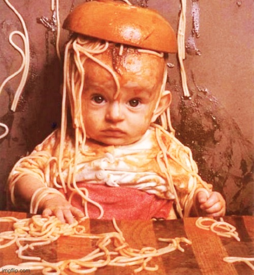 Pasta messy eater | image tagged in pasta messy eater | made w/ Imgflip meme maker