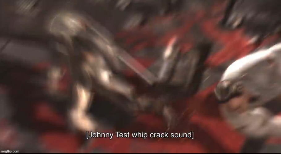 High Quality johnny test whip crack sound Blank Meme Template