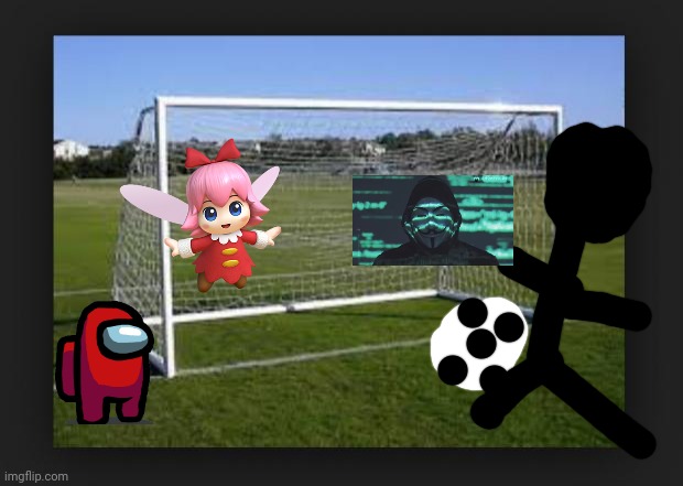 Goal in double goalkeeper | image tagged in goals | made w/ Imgflip meme maker