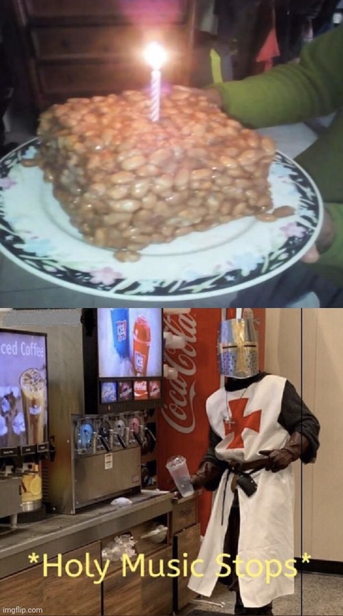 Bean cake | image tagged in holy music stops,beans,bean,cake,cursed image,memes | made w/ Imgflip meme maker