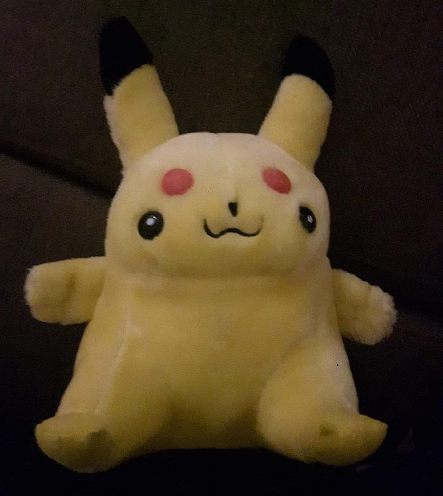 Deformed Pikachu Plush Blank Meme Template