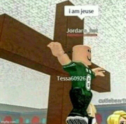 everyone appears to be posting about jeuse | image tagged in i am jeuse | made w/ Imgflip meme maker