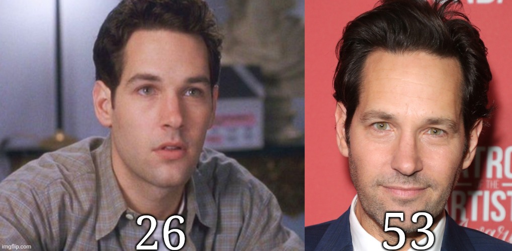 Mf really didn't age | 53; 26 | made w/ Imgflip meme maker