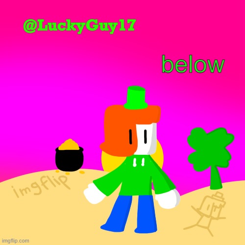 Luckys Cooler Template with shading | below | image tagged in luckys cooler template with shading | made w/ Imgflip meme maker