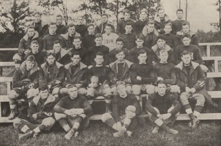 1917 New Hampshire Football Team Blank Meme Template