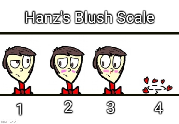 Bored | image tagged in hanz's blush scale | made w/ Imgflip meme maker