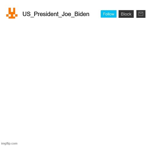 US_President_Joe_Biden announcement template with new bunny icon | image tagged in us_president_joe_biden announcement template with new bunny icon | made w/ Imgflip meme maker