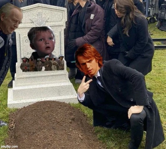 Youngling Funeral | image tagged in star wars | made w/ Imgflip meme maker