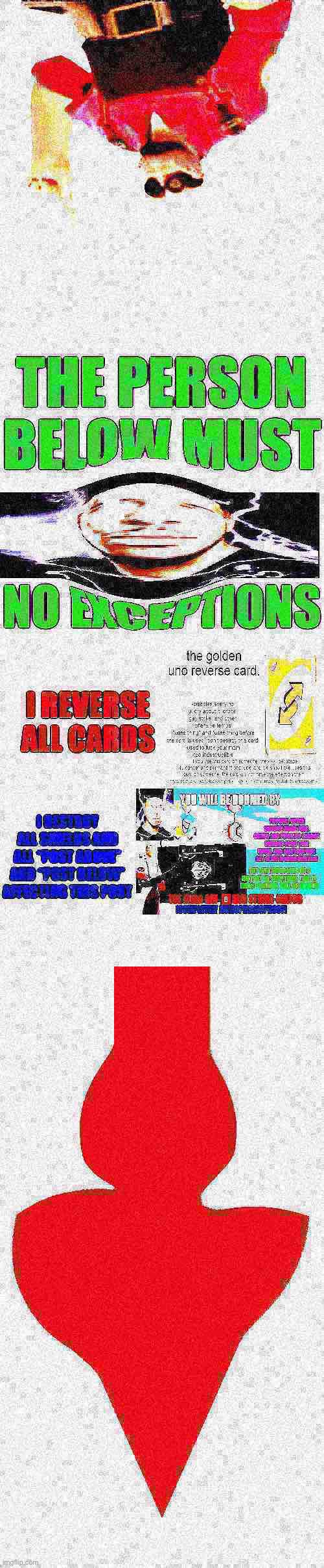 New thing I made… | image tagged in person below must kill themselves deep fried | made w/ Imgflip meme maker