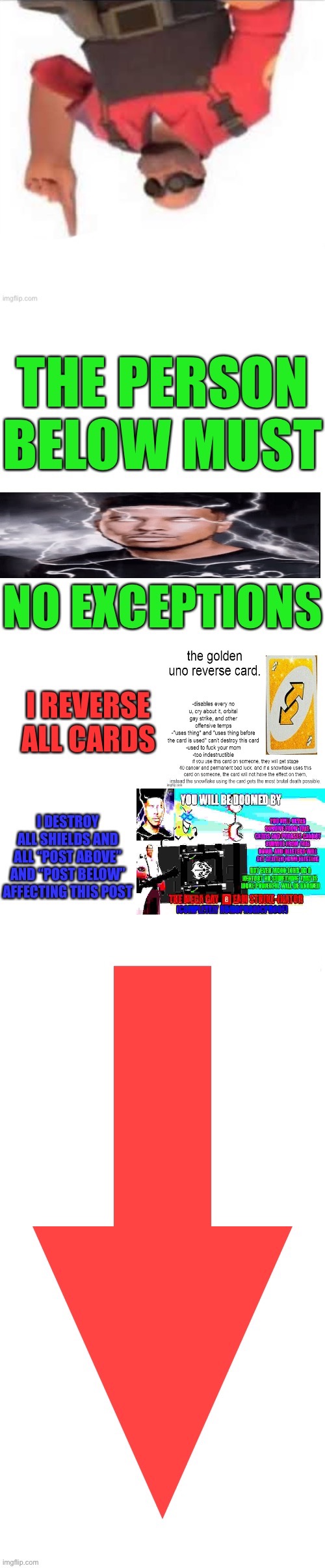 Person below must kill themselves | image tagged in person below must kill themselves | made w/ Imgflip meme maker