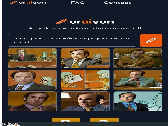 Ot says saul goodman defending squidward in court | made w/ Imgflip meme maker