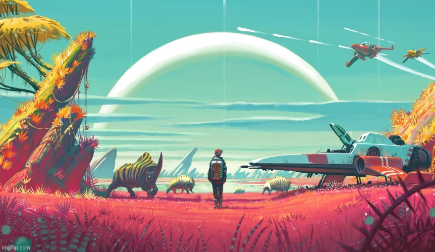 no mans sky | image tagged in no mans sky | made w/ Imgflip meme maker