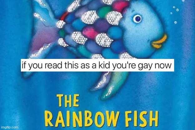 the gay fish | image tagged in books | made w/ Imgflip meme maker