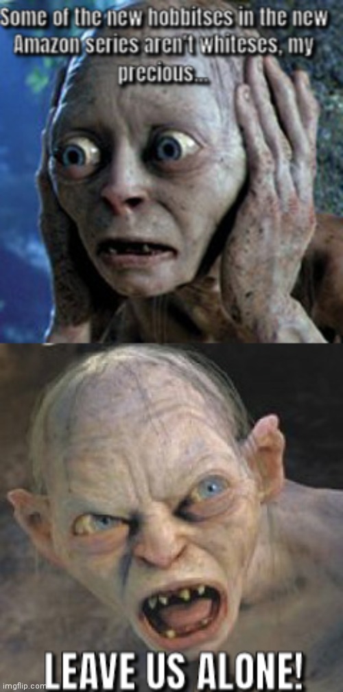 The Rings of Power | image tagged in lord of the rings,gollum,race,the hobbit,tolkien | made w/ Imgflip meme maker