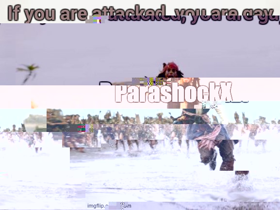 run | If you are attacked, you are gay; ParashockX | image tagged in memes,jack sparrow being chased | made w/ Imgflip meme maker