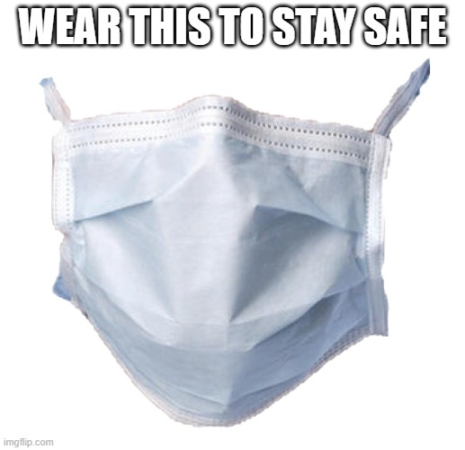 Face mask | WEAR THIS TO STAY SAFE | image tagged in face mask,memes,president_joe_biden,covid | made w/ Imgflip meme maker