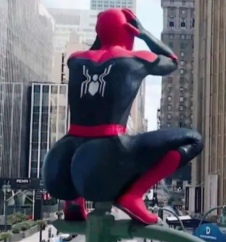 High Quality Fat ass Spidey Blank Meme Template