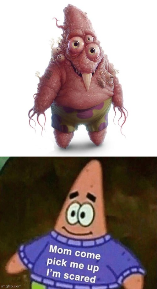 Cursed Patrick Star | image tagged in mom come pick me up i'm scared,cursed,patrick star,cursed image,memes,meme | made w/ Imgflip meme maker