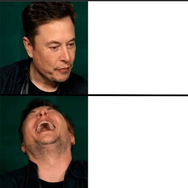 High Quality Elon musk Blank Meme Template