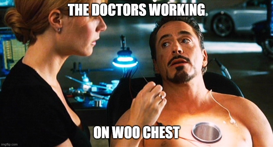 woomutamaa | THE DOCTORS WORKING; ON WOO CHEST | image tagged in twitch | made w/ Imgflip meme maker